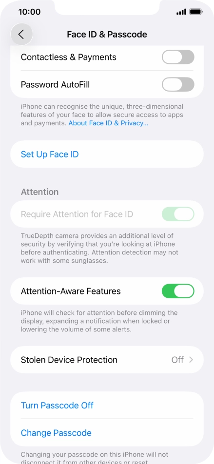 Press Turn Passcode Off and key in the phone lock code. Press Turn Passcode Off and key in the phone lock code.