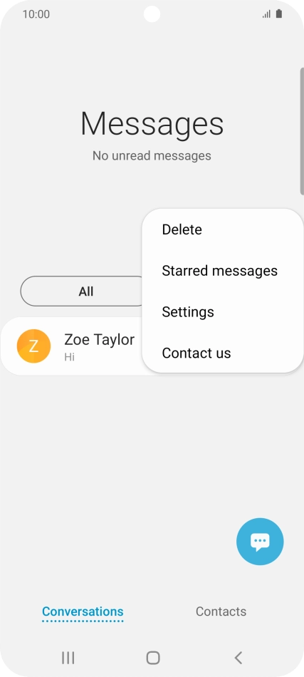 Press Settings. Press Settings.