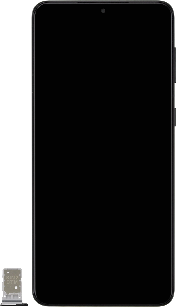 Turn your SIM so the angled corner of the SIM matches the angled corner of the second SIM holder and place your SIM in the SIM holder. Turn your SIM so the angled corner of the SIM matches the angled corner of the second SIM holder and place your SIM in the SIM holder.