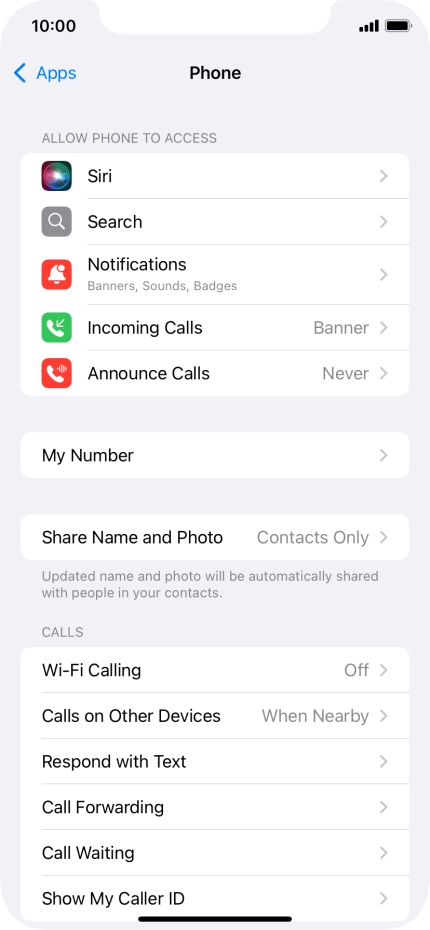 Press Wi-Fi Calling. Press Wi-Fi Calling.