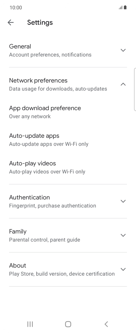 Press Auto-update apps. Press Auto-update apps.