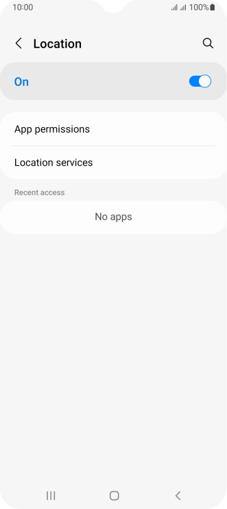 Press App permissions. Press App permissions.