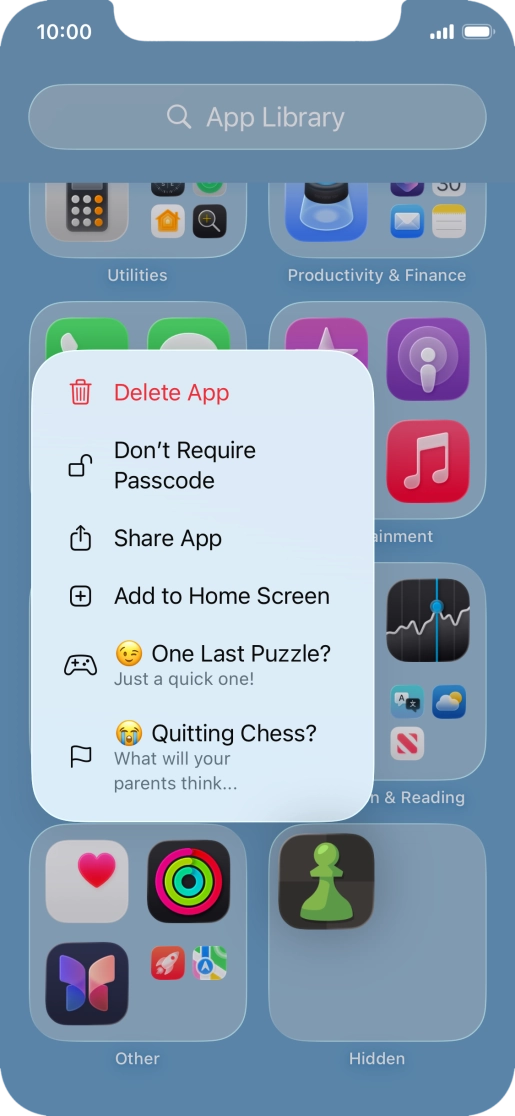 Press Don't Require Passcode. Press Don't Require Passcode.