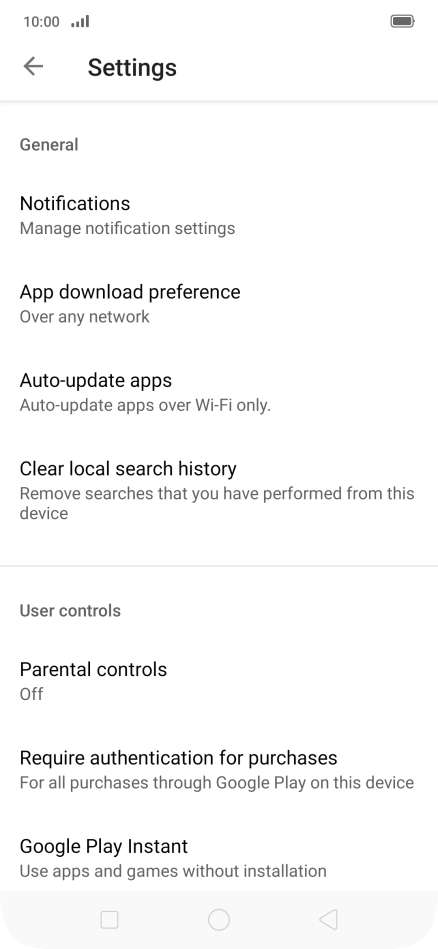 Press Auto-update apps. Press Auto-update apps.