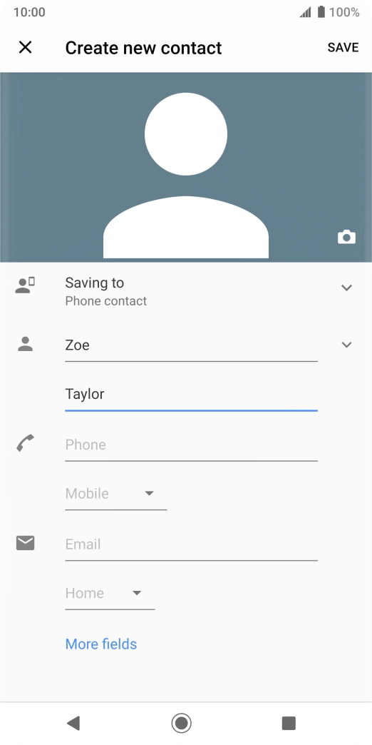 Press Phone and key in the phone number. Press Phone and key in the phone number.