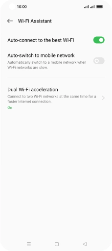 Press the indicator next to Press the indicator next to