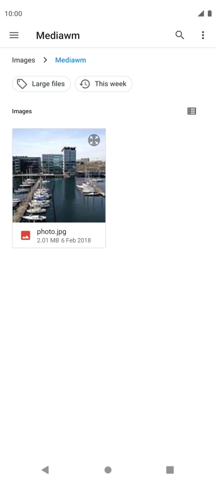 Press the required picture. Press the required picture.