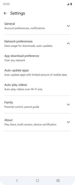 Press Auto-update apps. Press Auto-update apps.