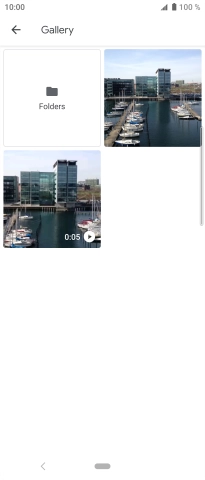 Press Folders and go to the required folder. Press Folders and go to the required folder.