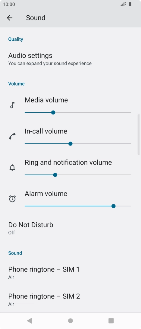 Press Phone ringtone - ‹SIM› . Press Phone ringtone - ‹SIM› .
