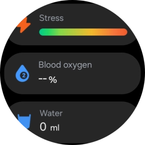 Press Blood oxygen. Press Blood oxygen.