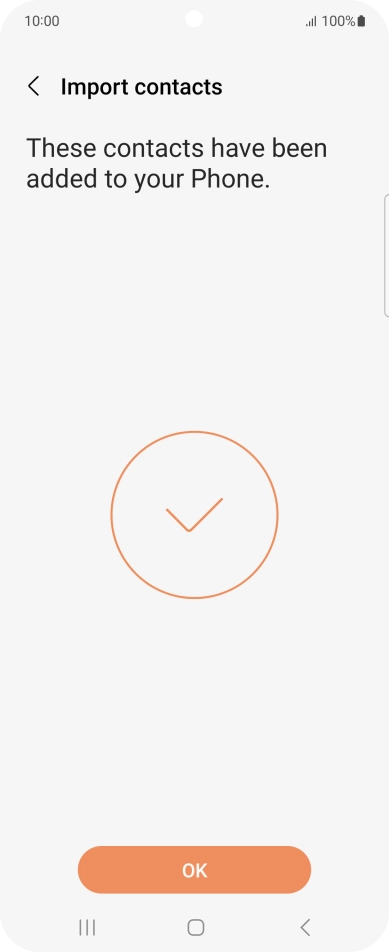 Press OK. Press OK.