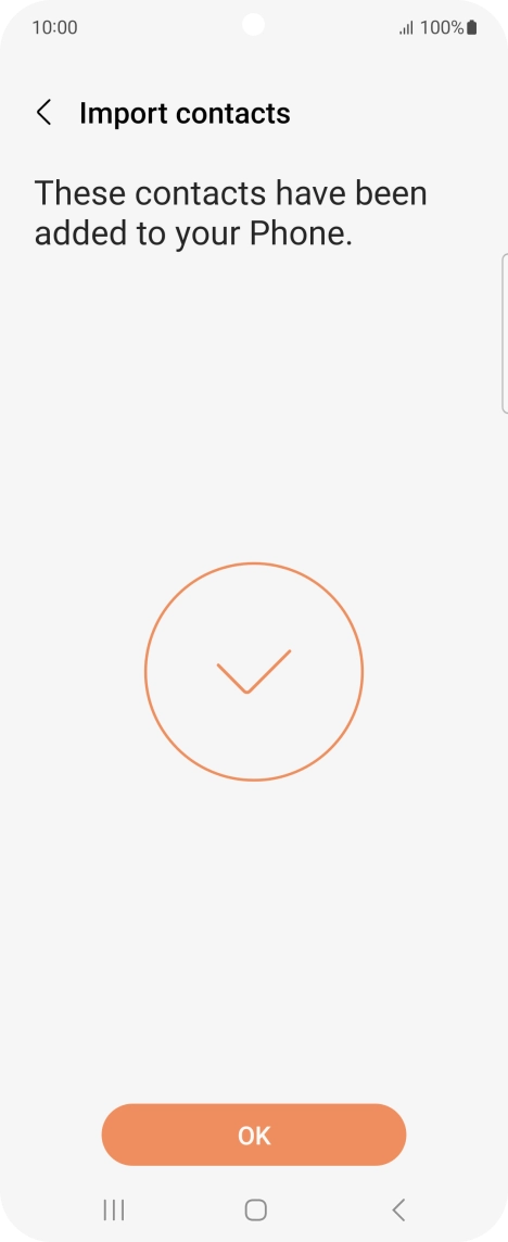 Press OK. Press OK.