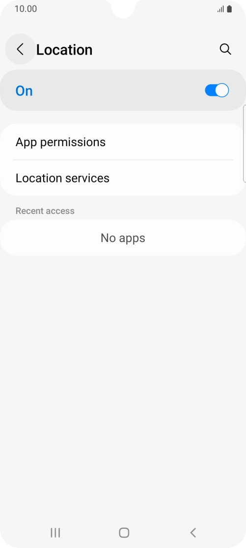 Press App permissions. Press App permissions.