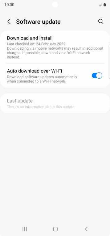 Press Download and install. If a new software version is available, it's displayed. Follow the instructions on the screen to update the phone software. Press Download and install. If a new software version is available, it's displayed. Follow the instructions on the screen to update the phone software.
