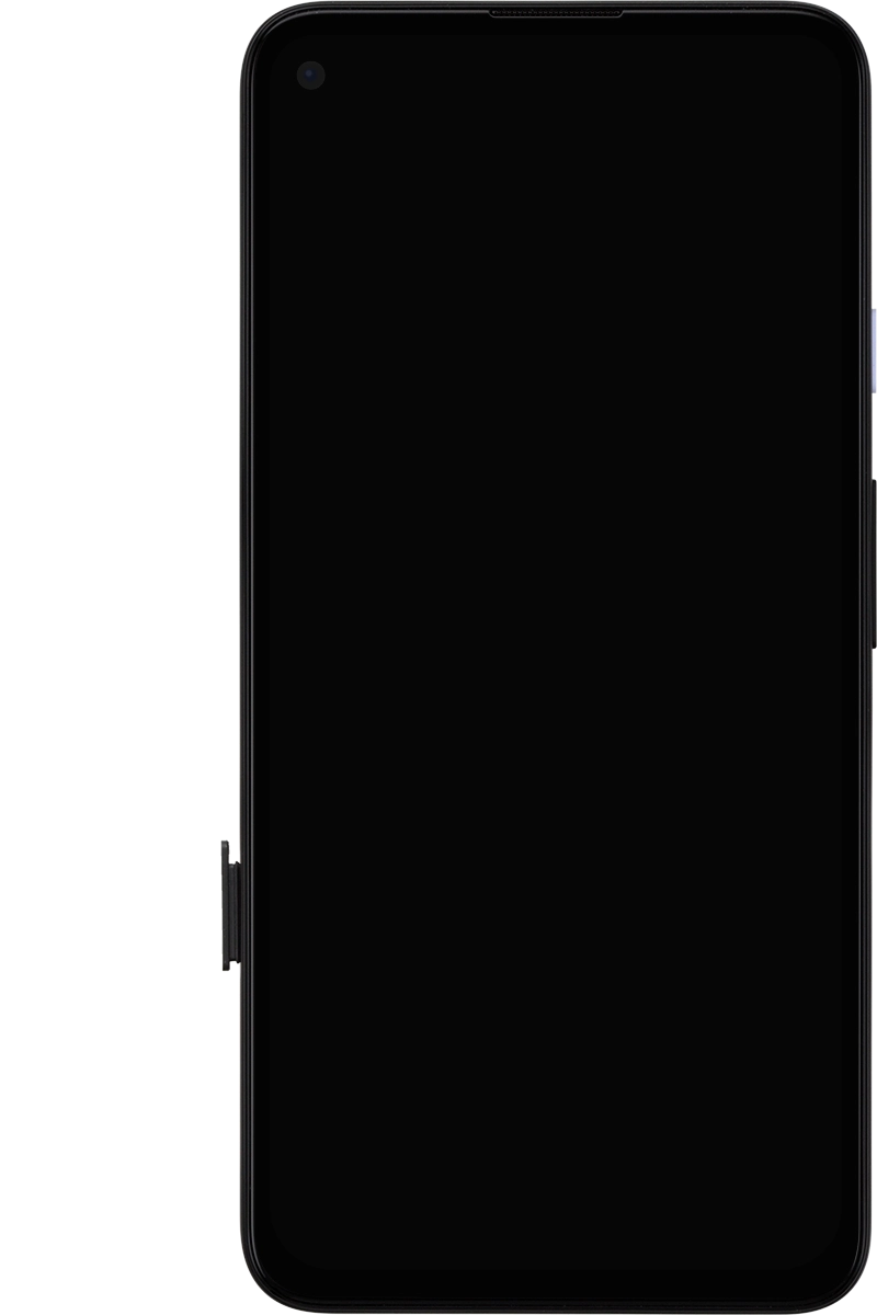 Remove the SIM holder from your phone. Remove the SIM holder from your phone.