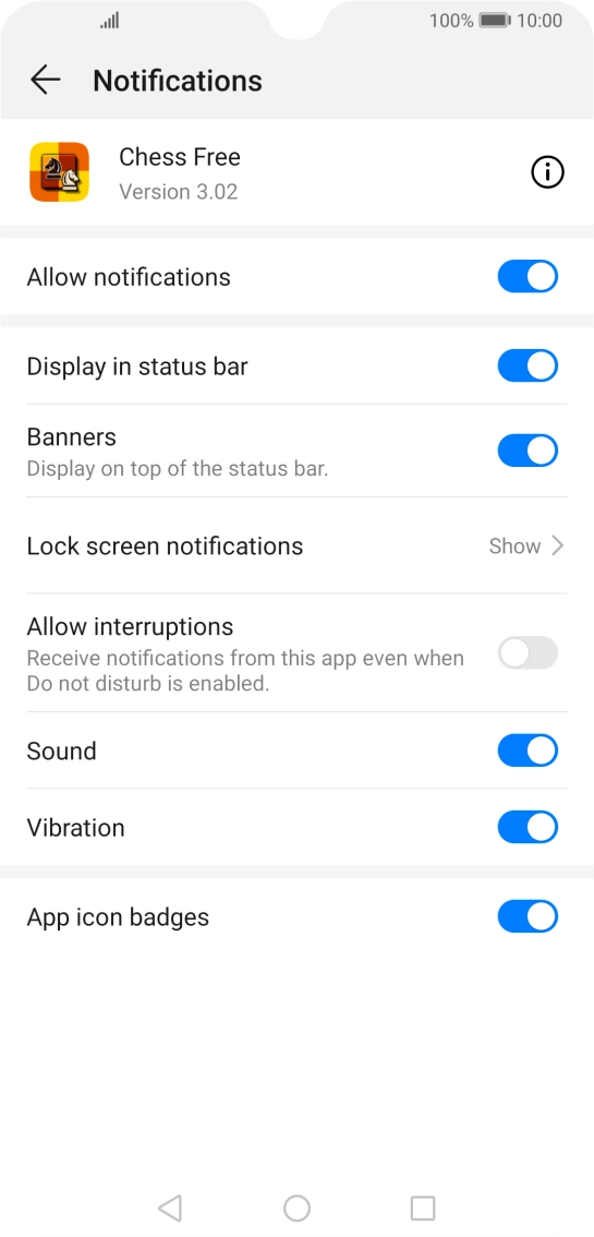 Press the indicator next to Press the indicator next to