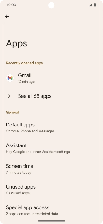 Press See all apps. Press See all apps.