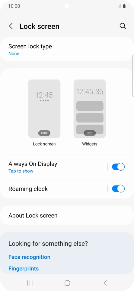 Press the Home key to return to the home screen. Press the Home key to return to the home screen.