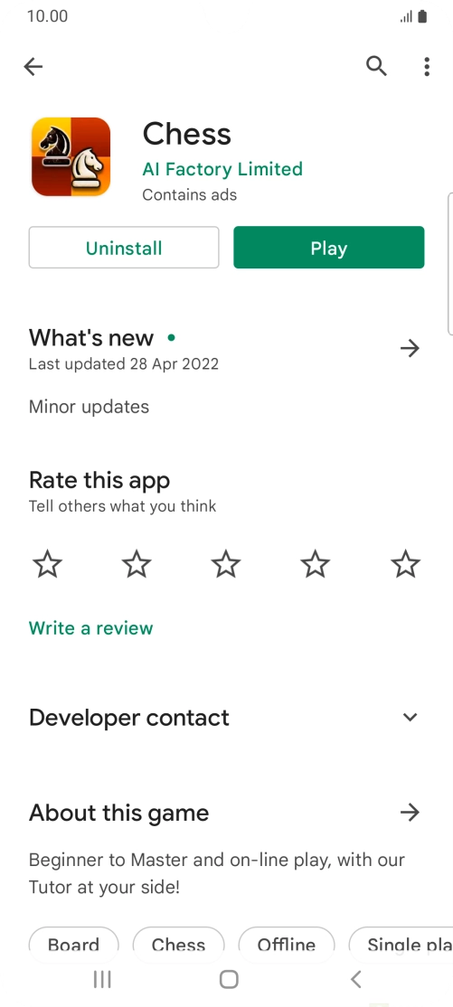 Press Uninstall. Press Uninstall.