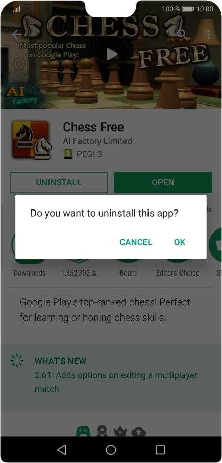 Press OK. Press OK.