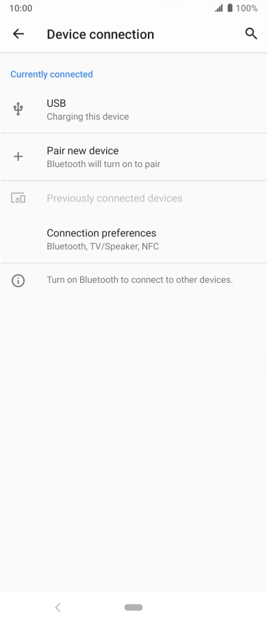 Press Pair new device. Press Pair new device.
