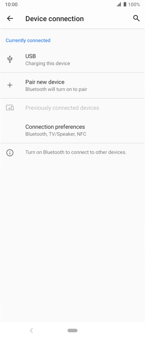 Press Pair new device. Press Pair new device.