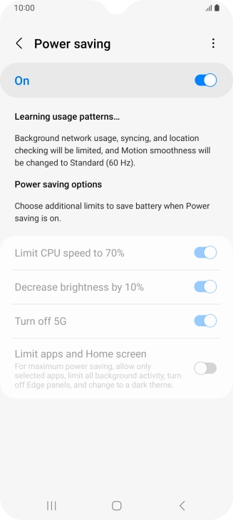 Press the Home key to return to the home screen. Press the Home key to return to the home screen.