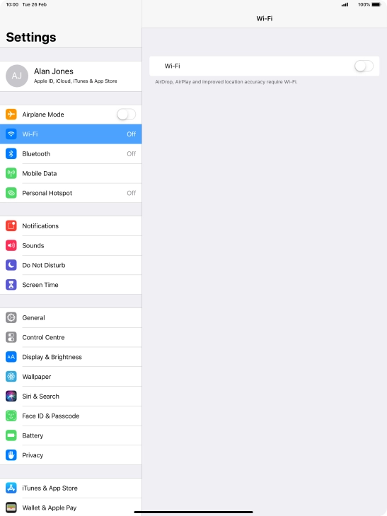 Press the indicator next to Press the indicator next to