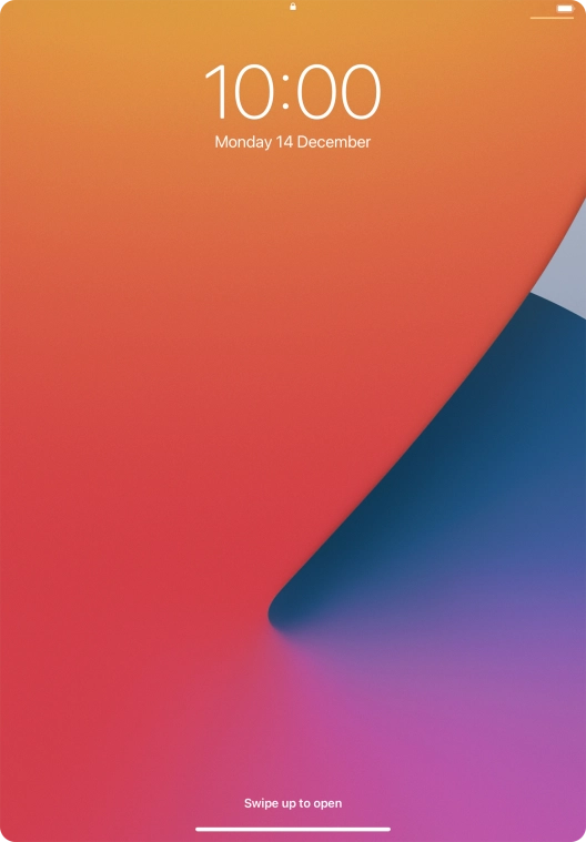 Slide your finger upwards starting from the bottom of the screen. Slide your finger upwards starting from the bottom of the screen.