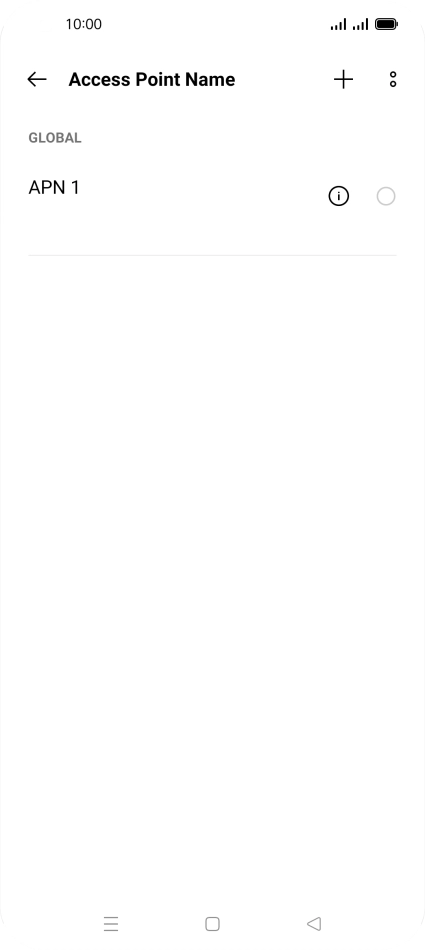 Press the add icon. Press the add icon.