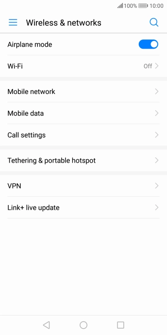 Press Tethering & portable hotspot. Press Tethering & portable hotspot.