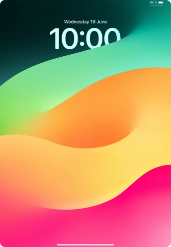 Slide your finger upwards starting from the bottom of the screen. Slide your finger upwards starting from the bottom of the screen.