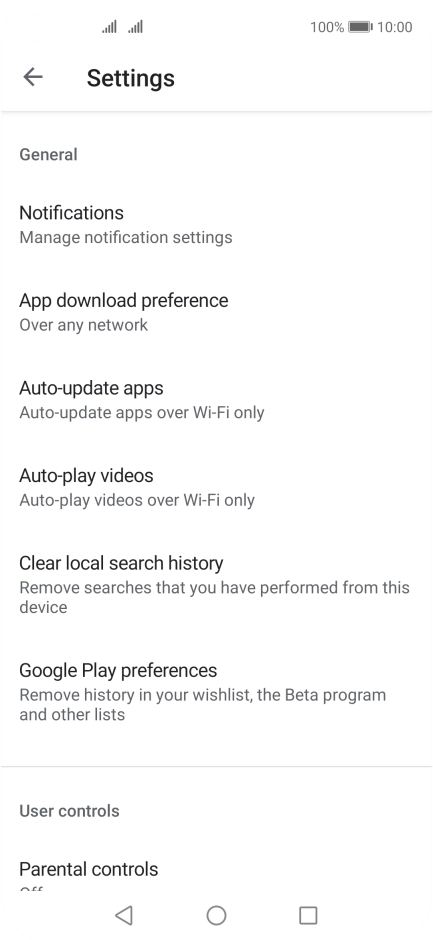 Press Auto-update apps. Press Auto-update apps.