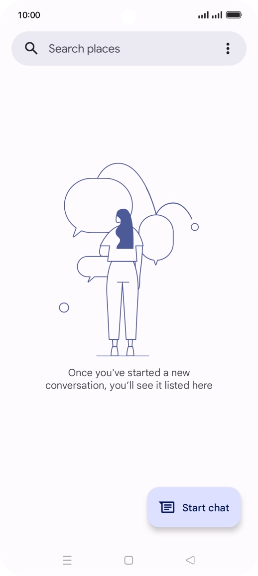 Press Start chat. Press Start chat.