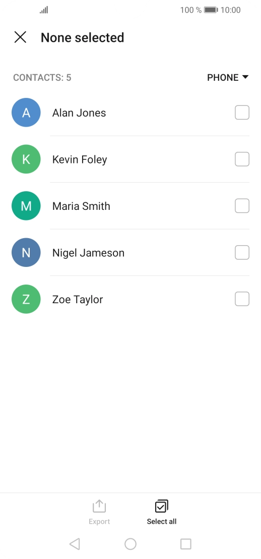 Press Select all. Press Select all.