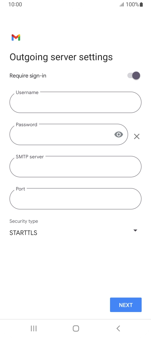 Press the indicator next to Press the indicator next to