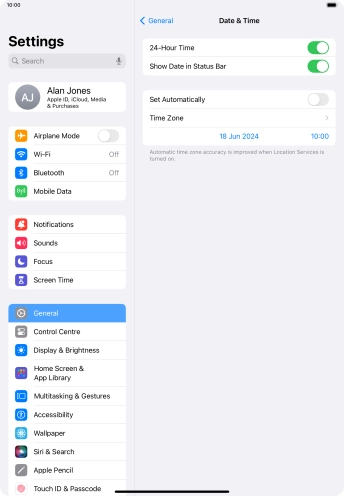 Press the indicator next to Press the indicator next to