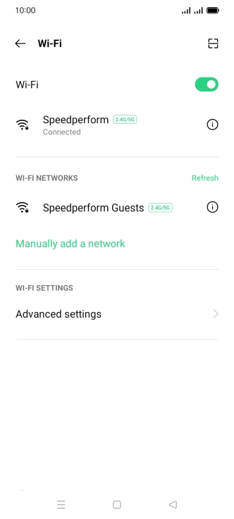 Press the Home key to return to the home screen. Press the Home key to return to the home screen.