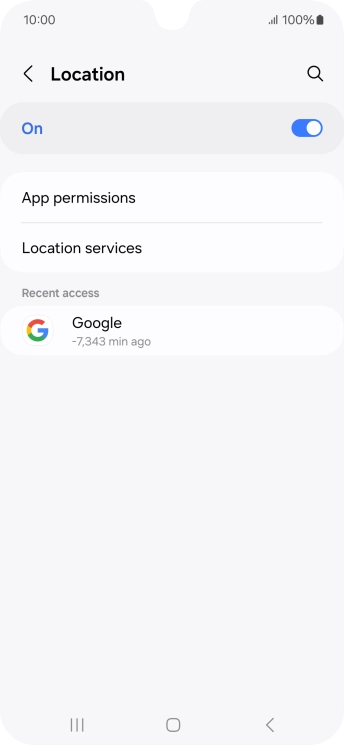 Press App permissions. Press App permissions.