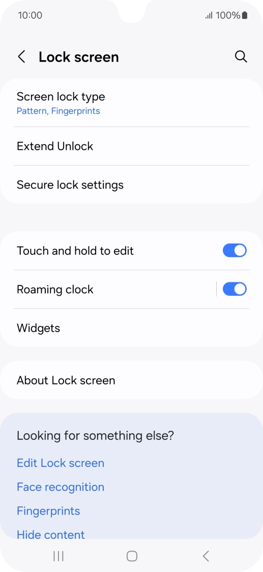 Press Screen lock type and key in the additional phone lock code you created earlier. Press Screen lock type and key in the additional phone lock code you created earlier.