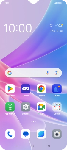 Press the call icon. Press the call icon.