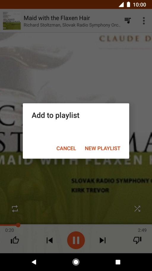 Press NEW PLAYLIST. Press NEW PLAYLIST.