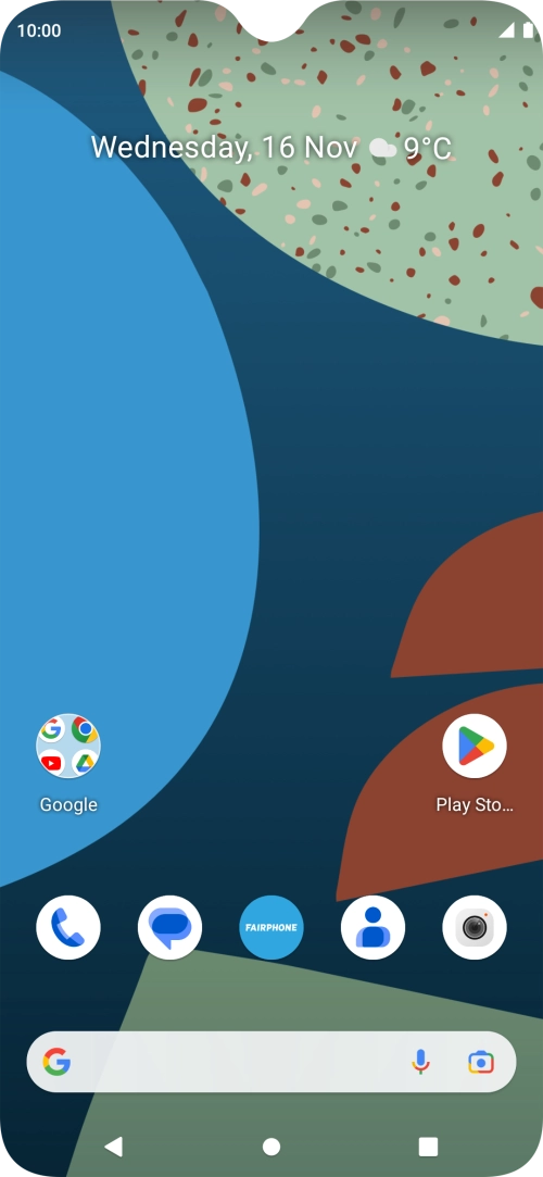 Press the phone icon. Press the phone icon.