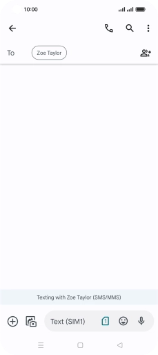 Press the SIM icon. Press the SIM icon.