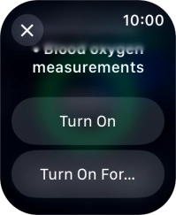 Press Turn On. Press Turn On.
