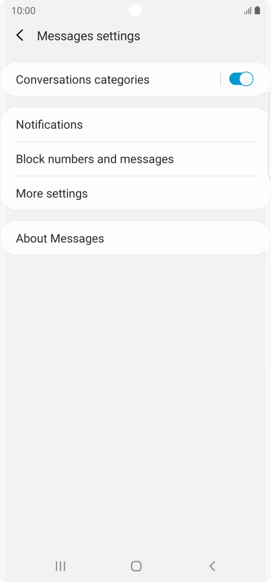 Press More settings. Press More settings.