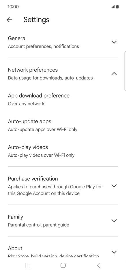 Press Auto-update apps. Press Auto-update apps.