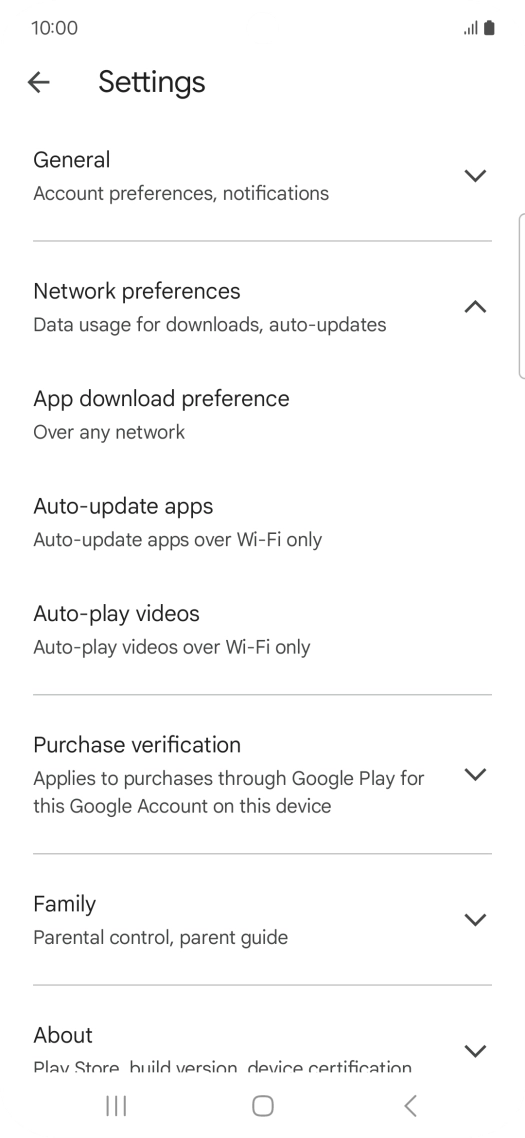Press Auto-update apps. Press Auto-update apps.