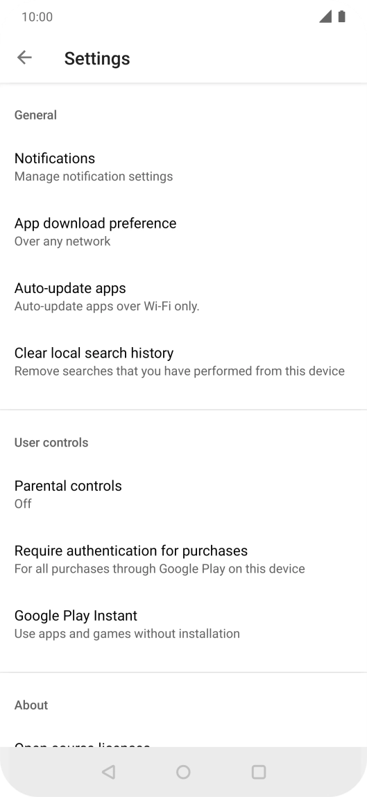 Press Auto-update apps. Press Auto-update apps.